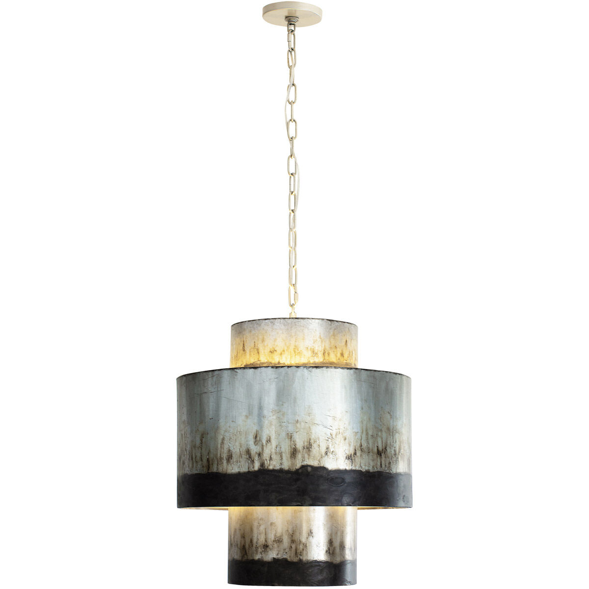 Cannery 4 Light 18 inch Ombre Galvanized Pendant Ceiling Light
