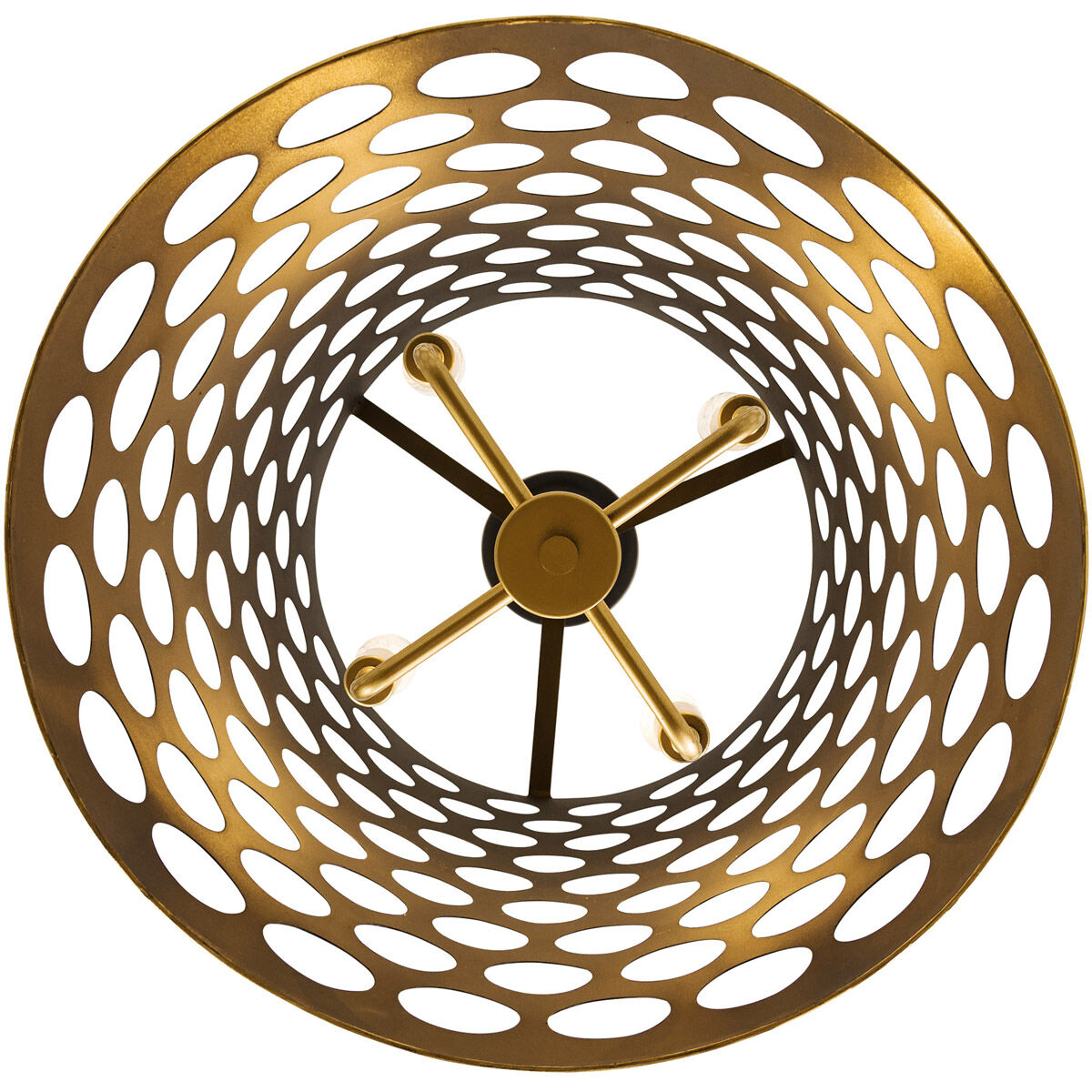 Bailey 4 Light 16 inch Gold Foyer Pendant Ceiling Light