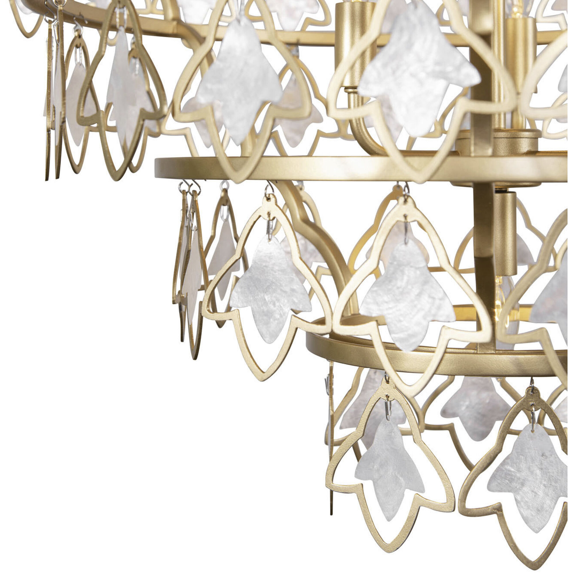 Fleur 10 Light 36 inch French Gold Chandelier Ceiling Light, Smithsonian Collaboration