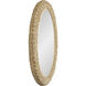 Athena 40.25 X 24.25 inch French Gold with Natural Seagrass Wall Mirror