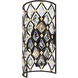 Windsor 2 Light 8 inch Carbon and Havana Gold Sconce Wall Light