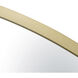 Tablet Gold Wall Mirror