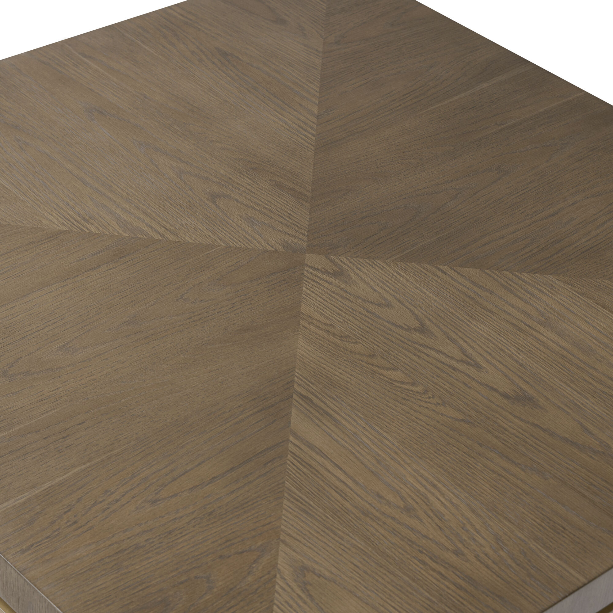 McKinney 44 X 44 inch Mushroom Oak with Mappa Burl Coffee Table