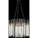 Matrix 9 Light 25 inch Matte Black and French Gold Chandelier Ceiling Light
