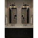 Tromba 2 Light 13.38 inch Black Chrome Bath Vanity Wall Light, Luz Studio