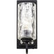 Hammer Time 1 Light 5 inch Carbon/Polished Stainless Wall Sconce Wall Light