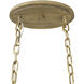Kato 6 Light 36 inch REF Pendant Ceiling Light in Havana Gold