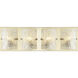 Morgan 4 Light 31 inch Satin Brass Bath Vanity Light Wall Light