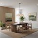 Cosmos 6 Light 30 inch Matte Black Chandelier Ceiling Light, Smithsonian Collaboration
