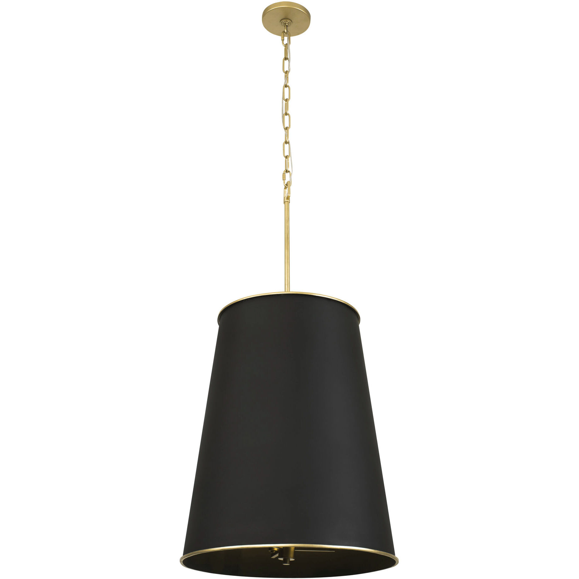 Coco 9 Light 20 inch Matte Black/French Gold Foyer Pendant Ceiling Light