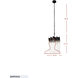 Matrix 3 Light 14 inch Havana Gold Pendant Ceiling Light