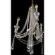 Barcelona 3 Light 17 inch Transcend Silver Chandelier Ceiling Light