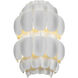 Swoon 2 Light 10 inch Matte White Wall Sconce Wall Light, Smithsonian Collaboration