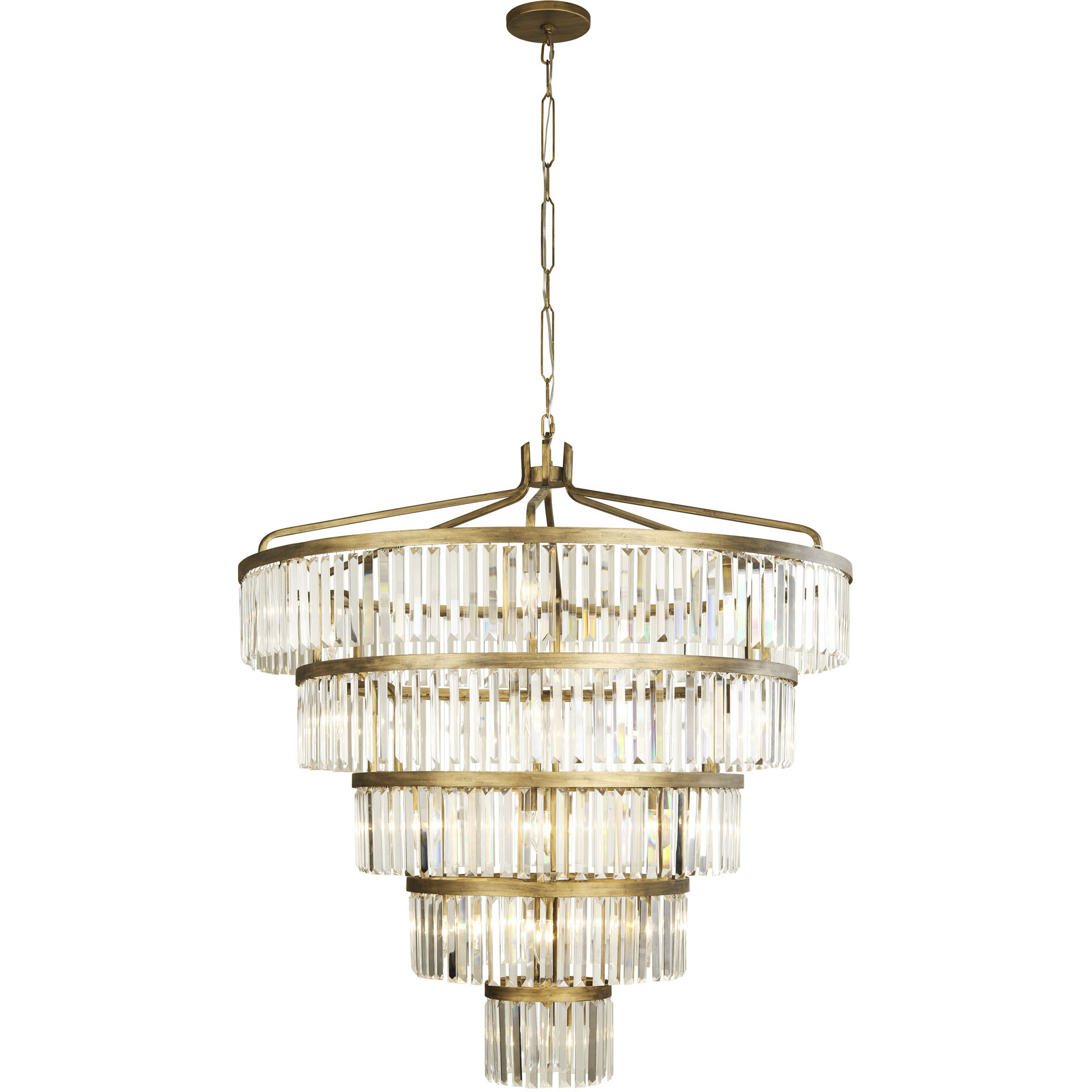 Social Club 25 Light 44 inch Havana Gold Chandelier Ceiling Light