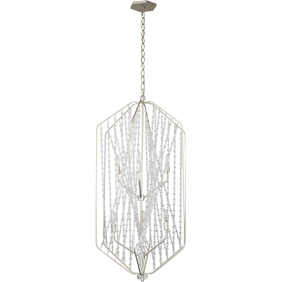 Chelsea 6 Light 24 inch Silverado Foyer Pendant Ceiling Light