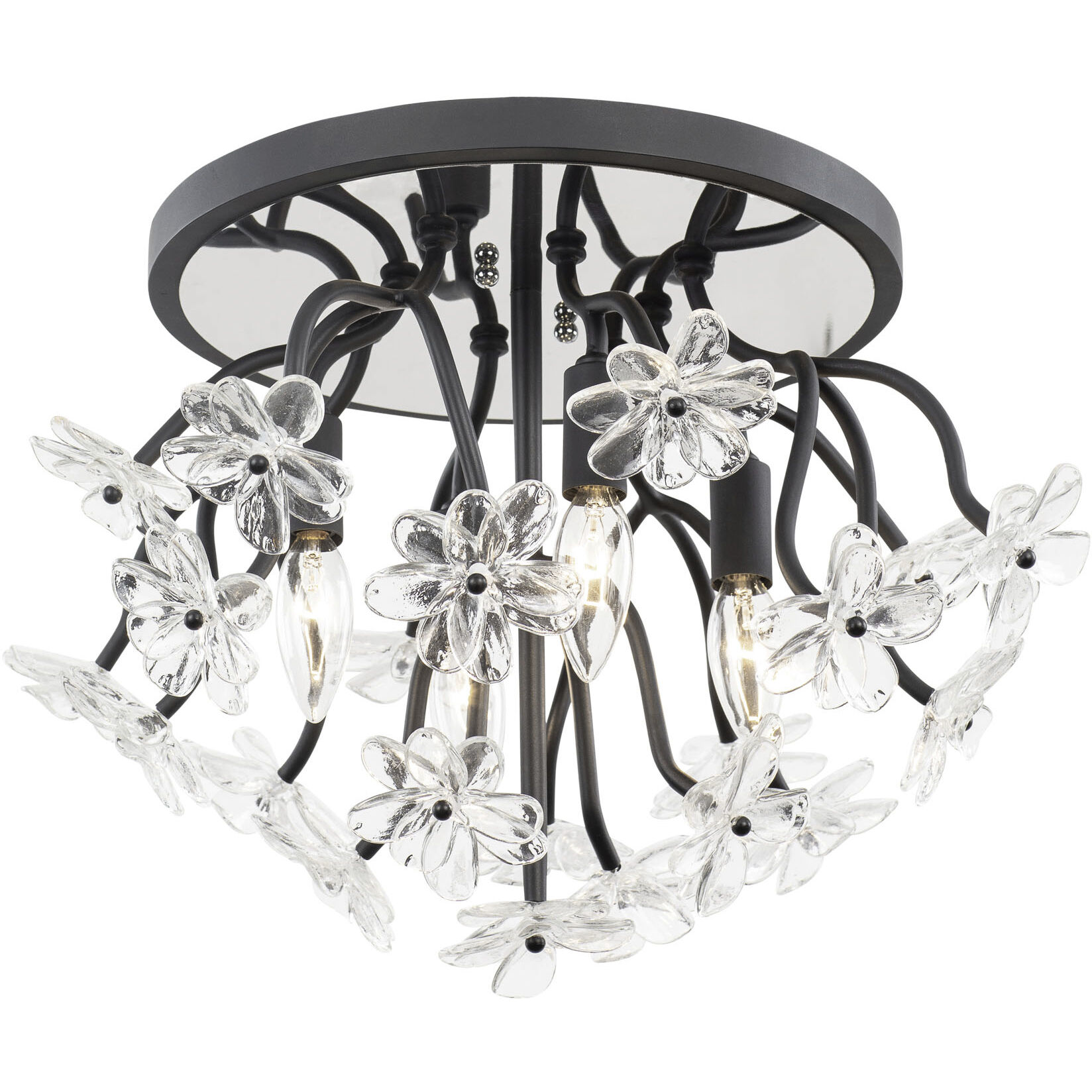 Wildflower 4 Light 19.00 inch Semi-Flush Mount