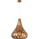 Masquerade 4 Light 18 inch Hammered Ore Pendant Ceiling Light