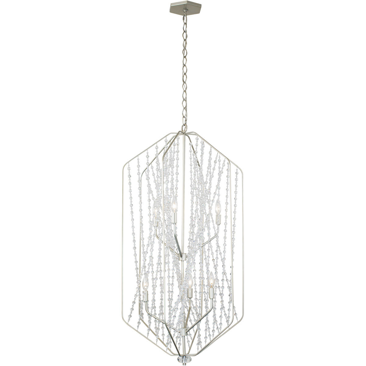 Chelsea 6 Light 24 inch Silverado Foyer Pendant Ceiling Light