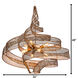 Flow 8 Light 36 inch Hammered Ore Pendant Ceiling Light