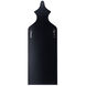 Decanter 40 X 14 inch Black Wall Mirror