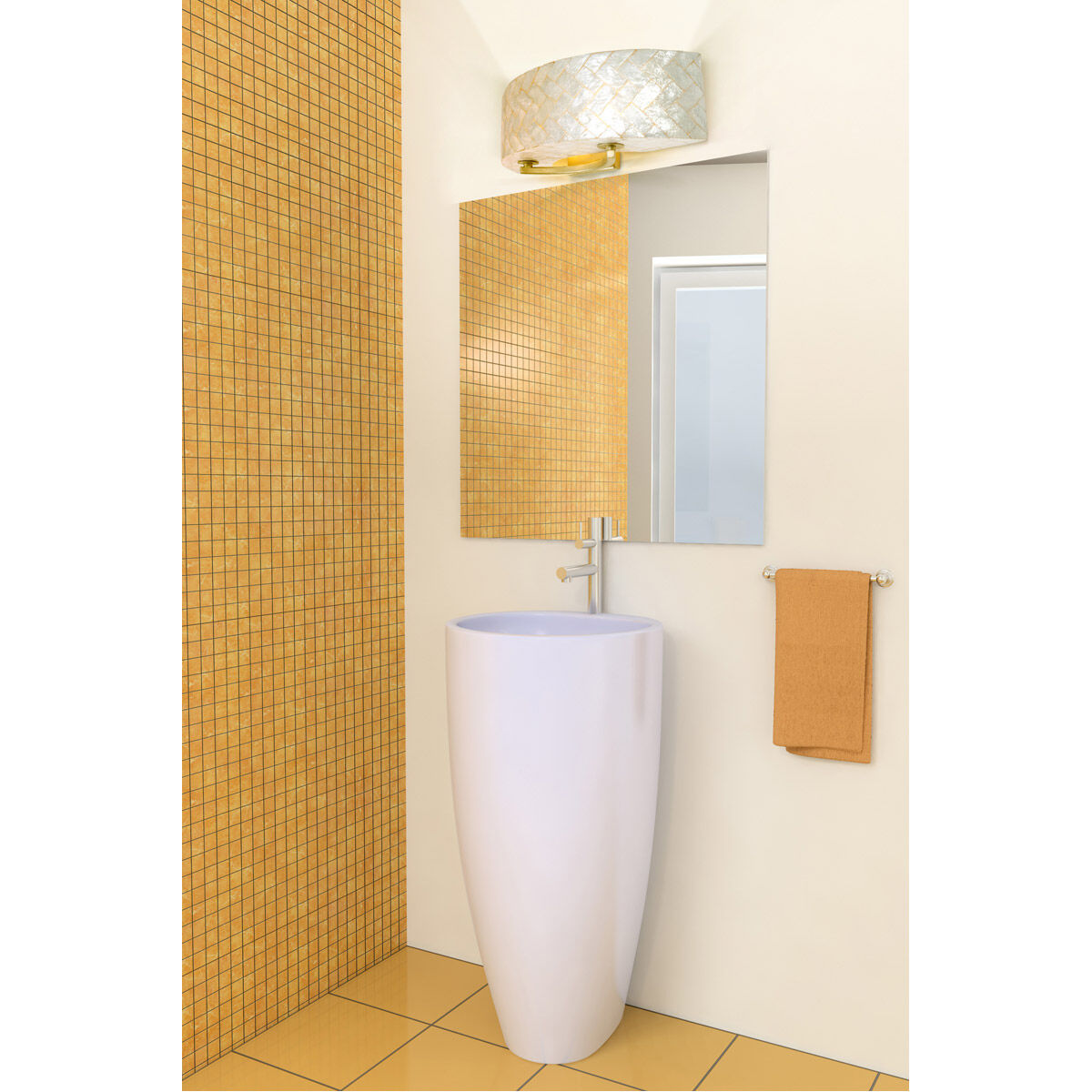 Capiz vanity light cheap