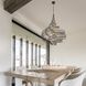 Flow 6 Light 26 inch Gold Pendant Ceiling Light in Matte Black/French Gold