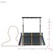 Brasserie 3 Light 32.5 inch Blackened Zinc and Heritage Bronze Linear Pendant Ceiling Light