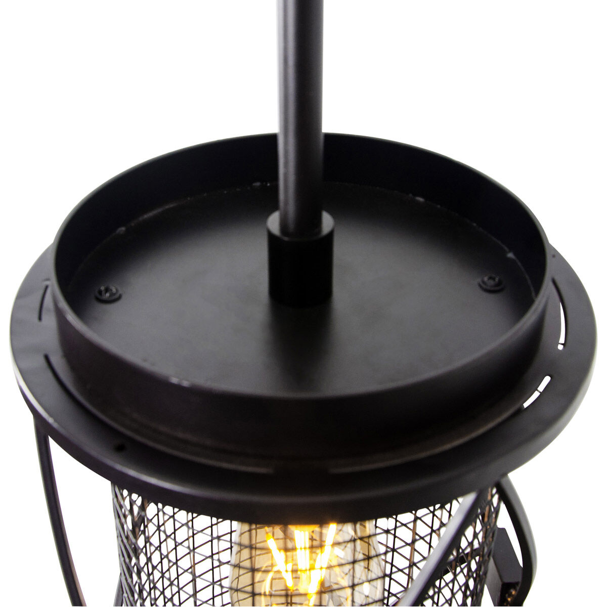 Harlequin 1 Light 7 inch Warm Bronze and Gold Pendant Ceiling Light