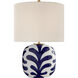 kate spade new york Parkwood 23.75 inch 60 watt New White and Cobalt Table Lamp Portable Light, Medium