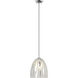 Chroman Empire 1 Light 9.85 inch Chrome Pendant Ceiling Light