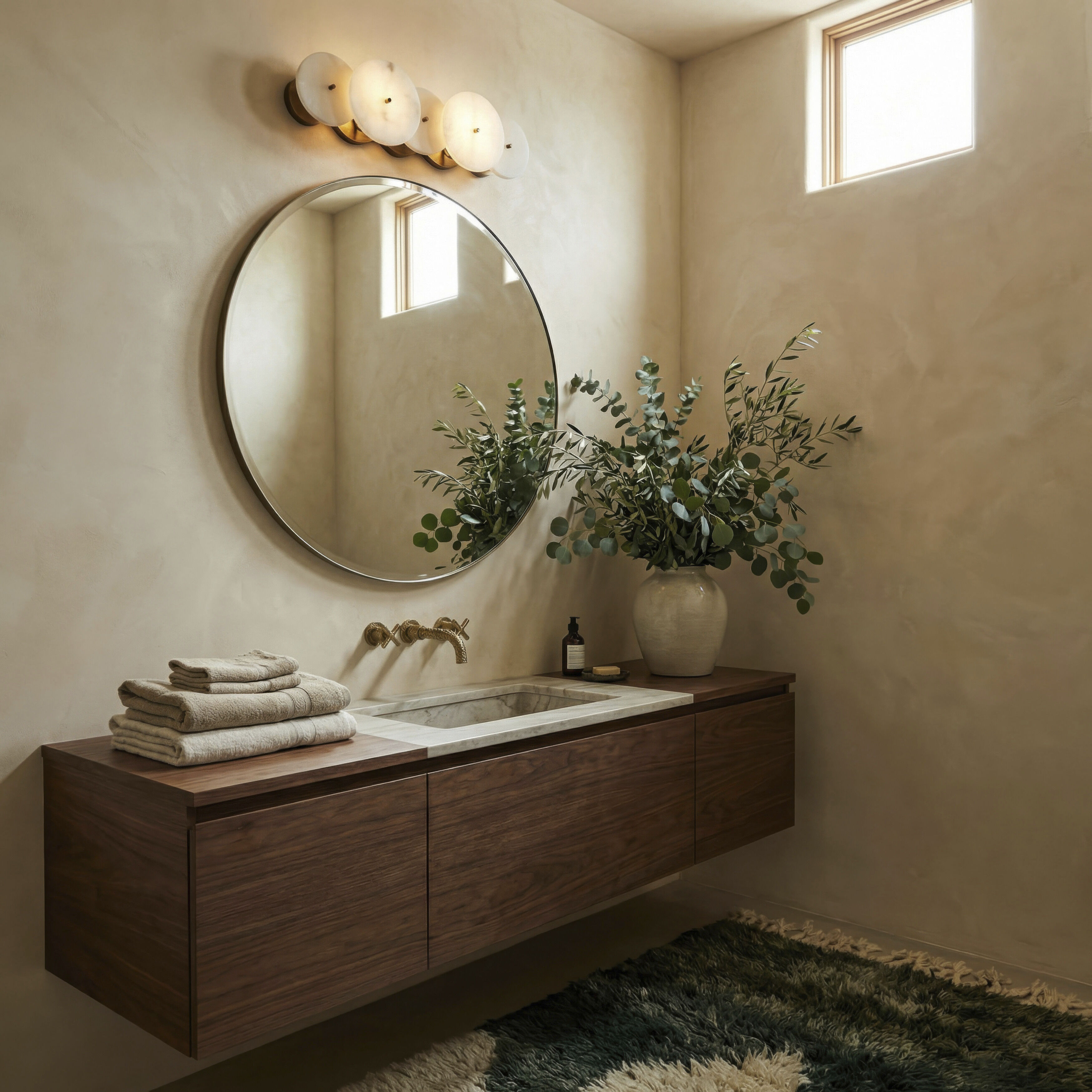 Cosmos 2 Light 20.5 inch Havana Gold Bath Vanity Light Wall Light, Smithsonian Collaboration