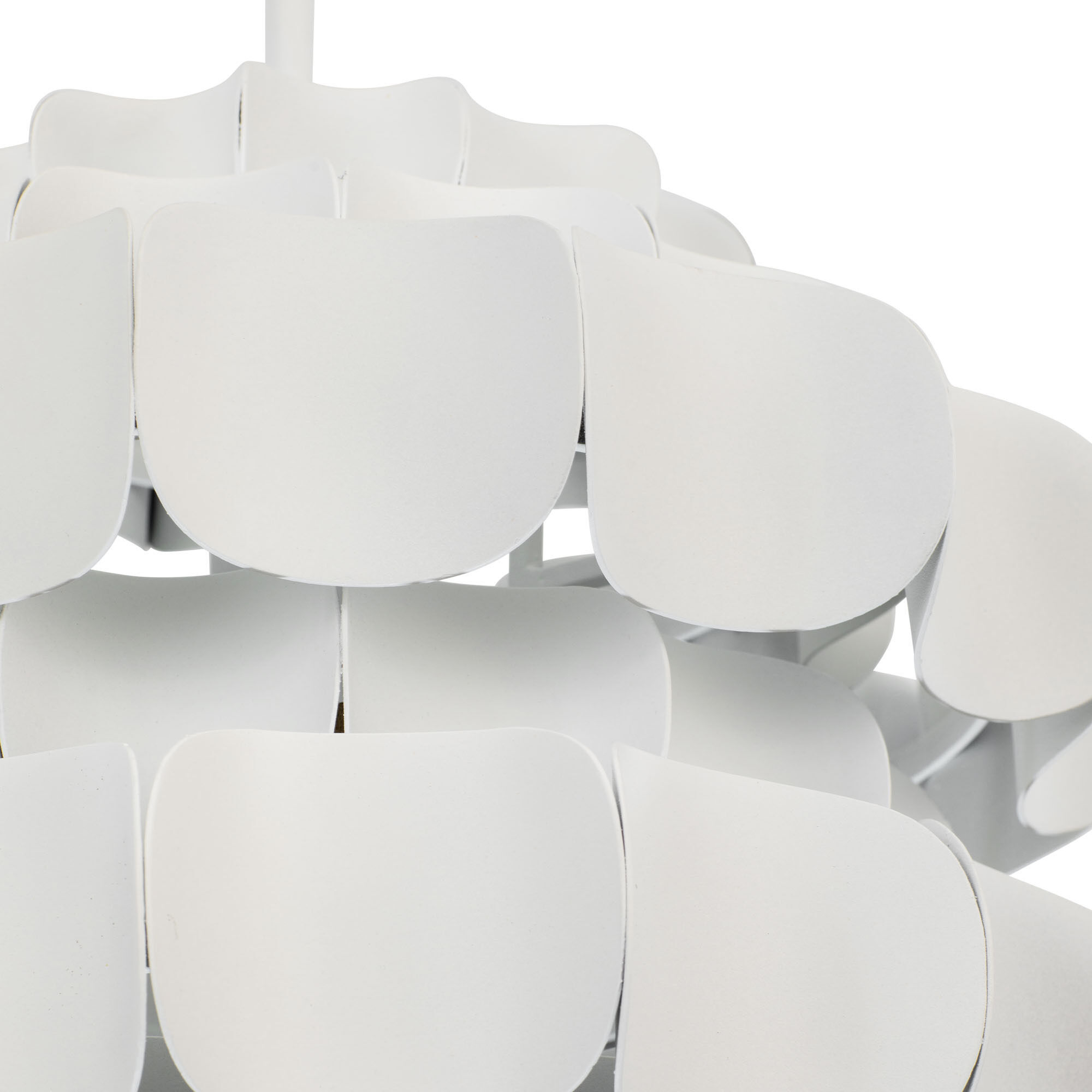 Swoon 1 Light 16 inch Matte White Pendant Ceiling Light, Smithsonian Collaboration