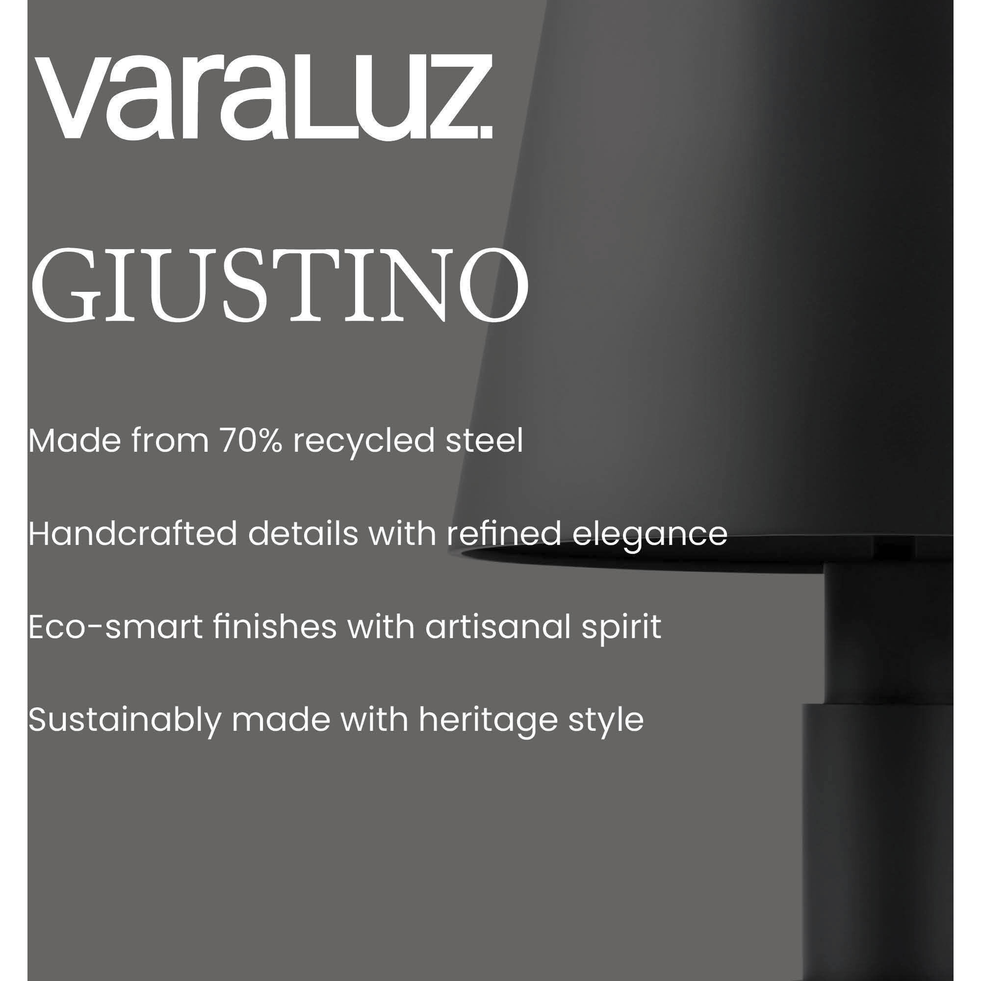 Giustino 32.5 inch 5 watt Matte Black Table Lamp Portable Light