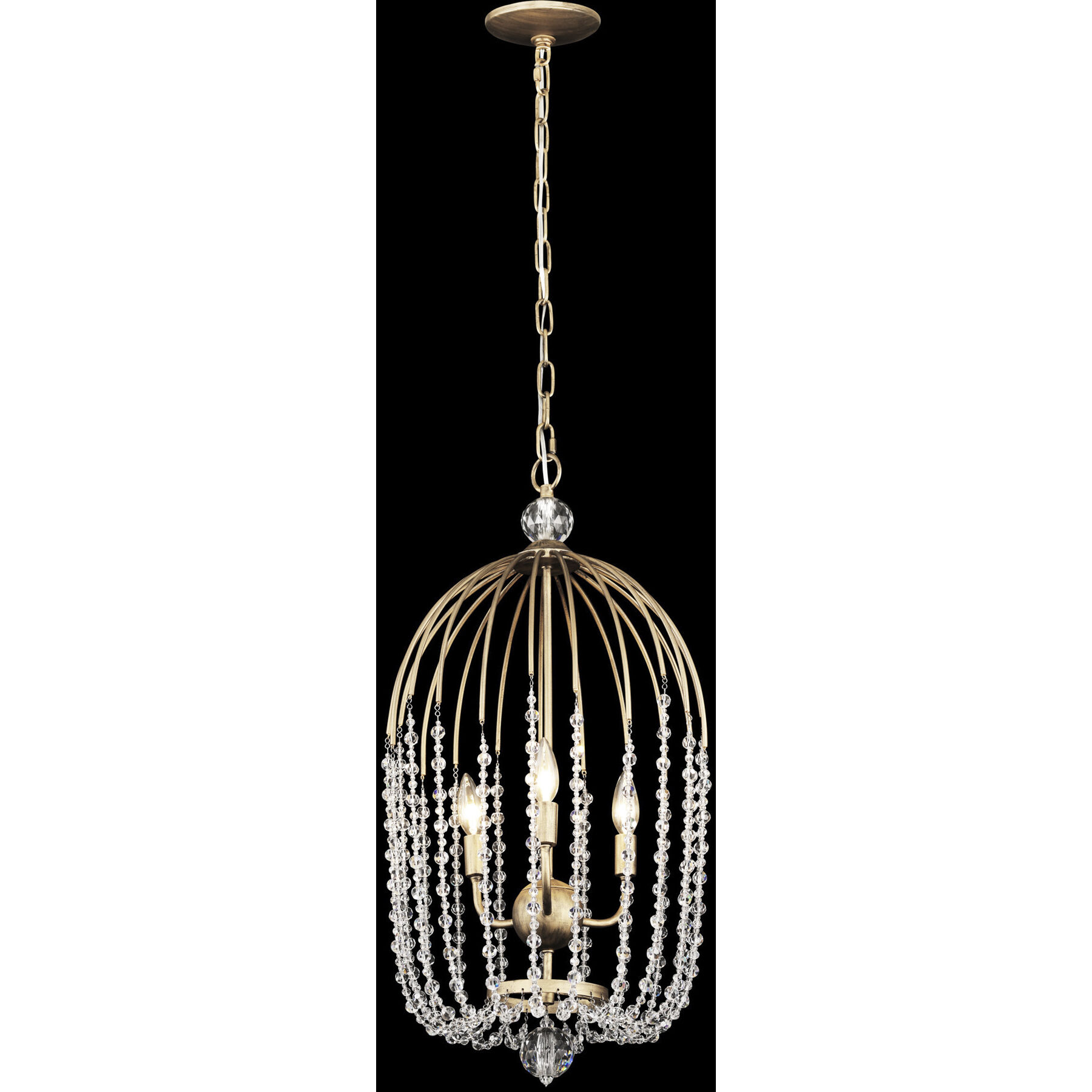 Voliere 3 Light 14.5 inch Havana Gold Pendant Ceiling Light