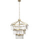 Social Club 15 Light 28 inch Havana Gold Pendant Ceiling Light