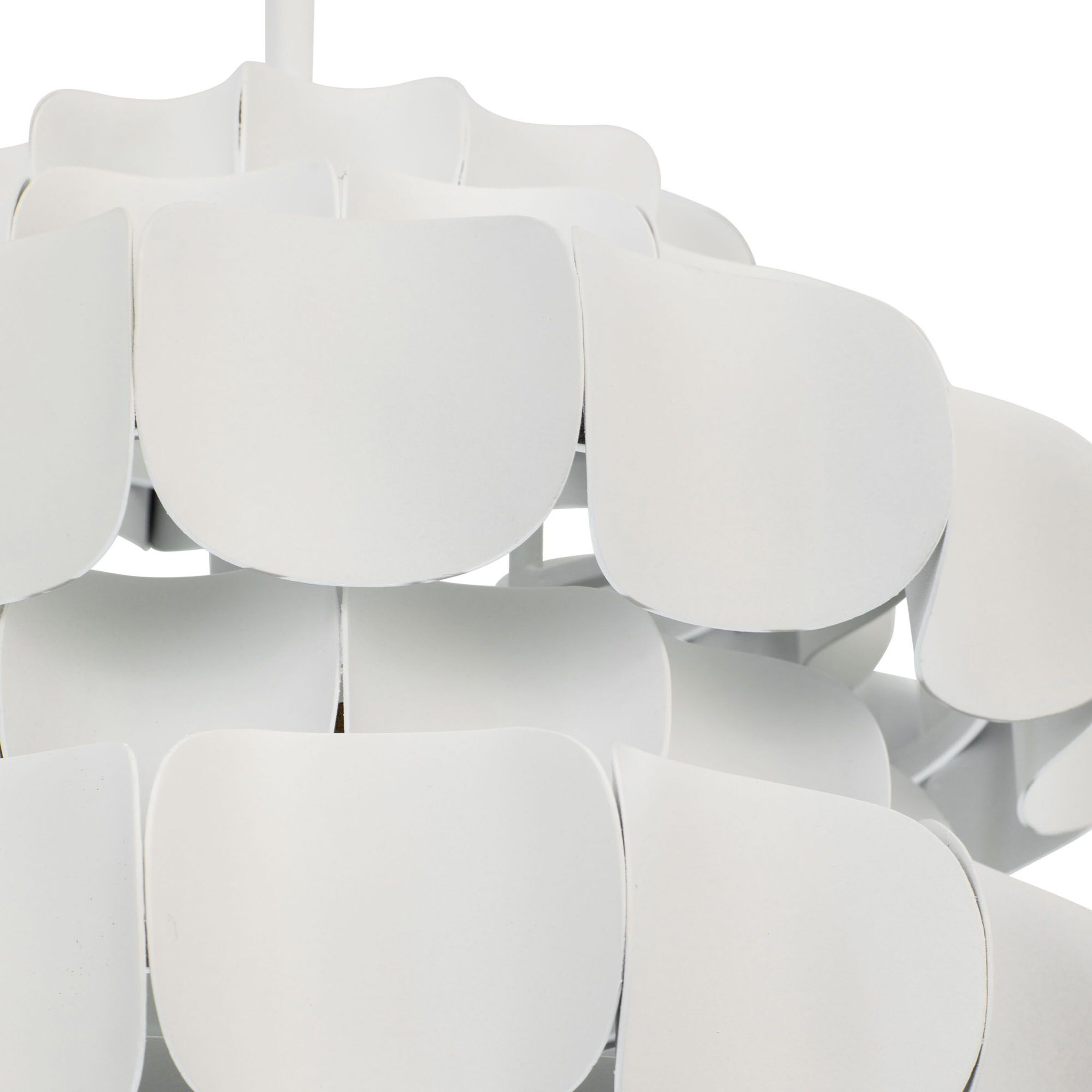 Swoon 1 Light 16 inch Matte White Pendant Ceiling Light, Smithsonian Collaboration