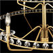 Monroe 9 Light 40 inch Antique Gold Chandelier Ceiling Light