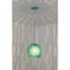 Urchin 1 Light 9 inch Aqua Velvet Mini Pendant Ceiling Light