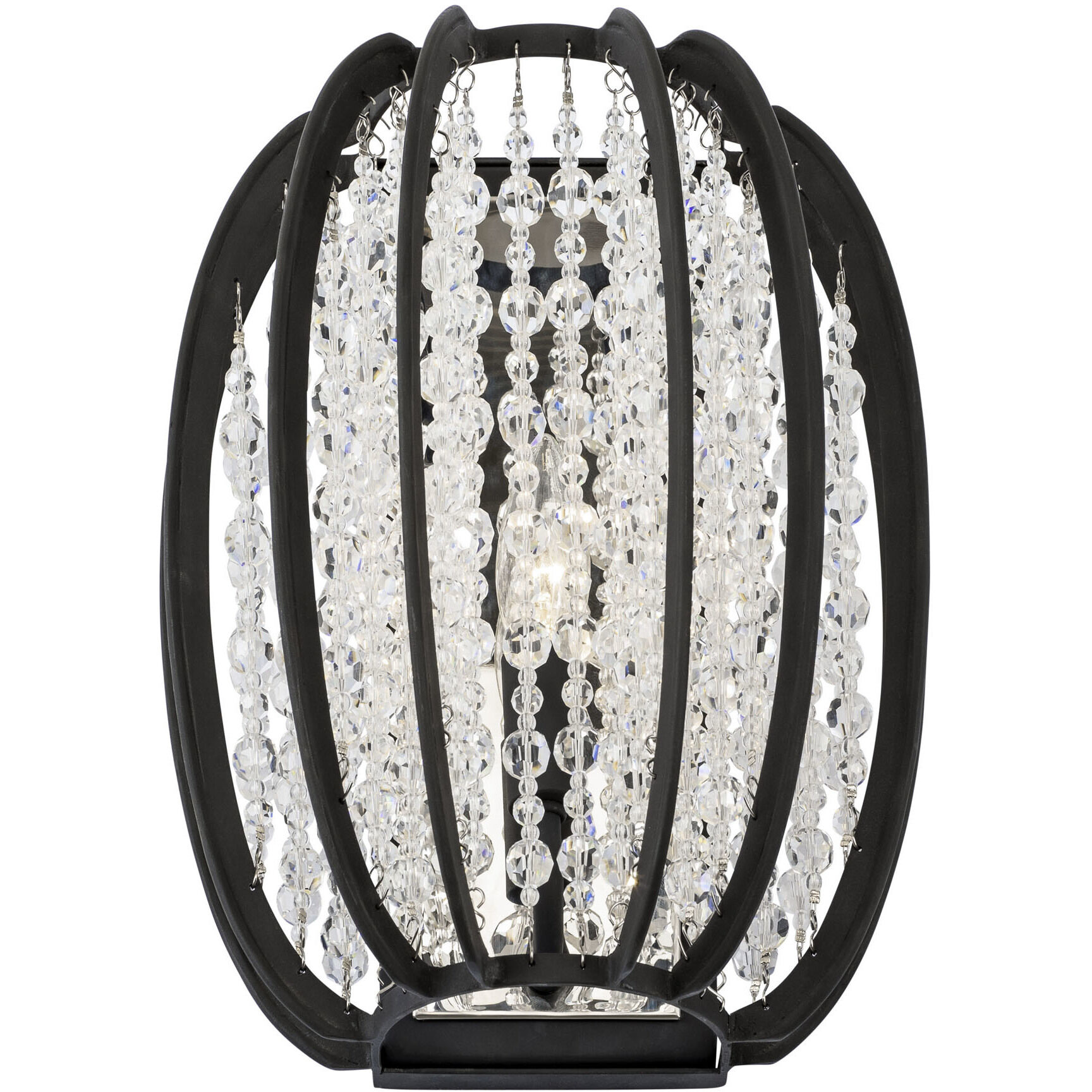 Caesar 1 Light 10 inch Carbon Wall Sconce Wall Light