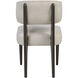 Terra Dark Brown Oak with Ecru Dining Chair, Set of 2