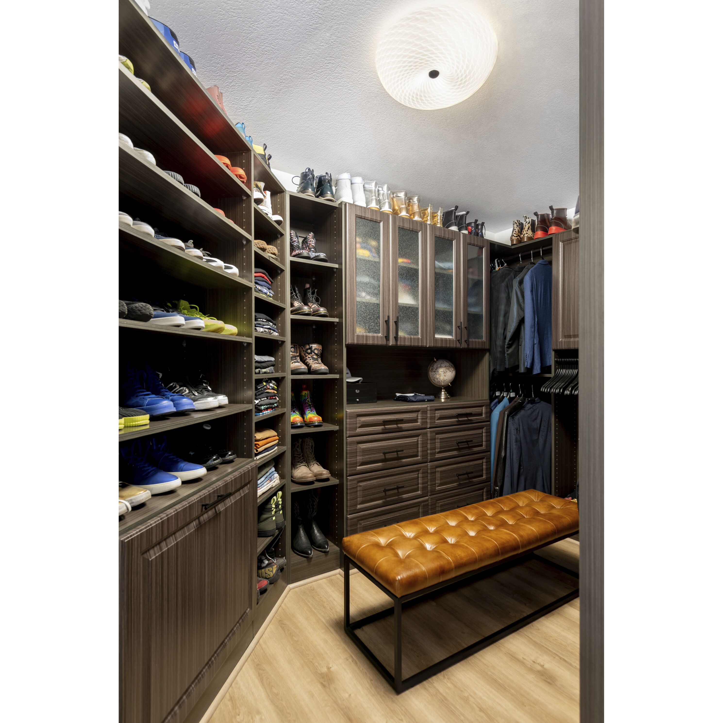 Swirled 2 Light 15.5 inch Chrome Flush Mount Ceiling Light