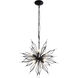 Orbital 8 Light 22 inch Carbon Pendant Ceiling Light