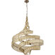 Flow 6 Light 30 inch Baguette Pendant Ceiling Light, Smithsonian Collaboration