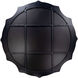 Not Baroque - en 47 X 47 inch Black Wall Mirror, Tamara Day Collaboration