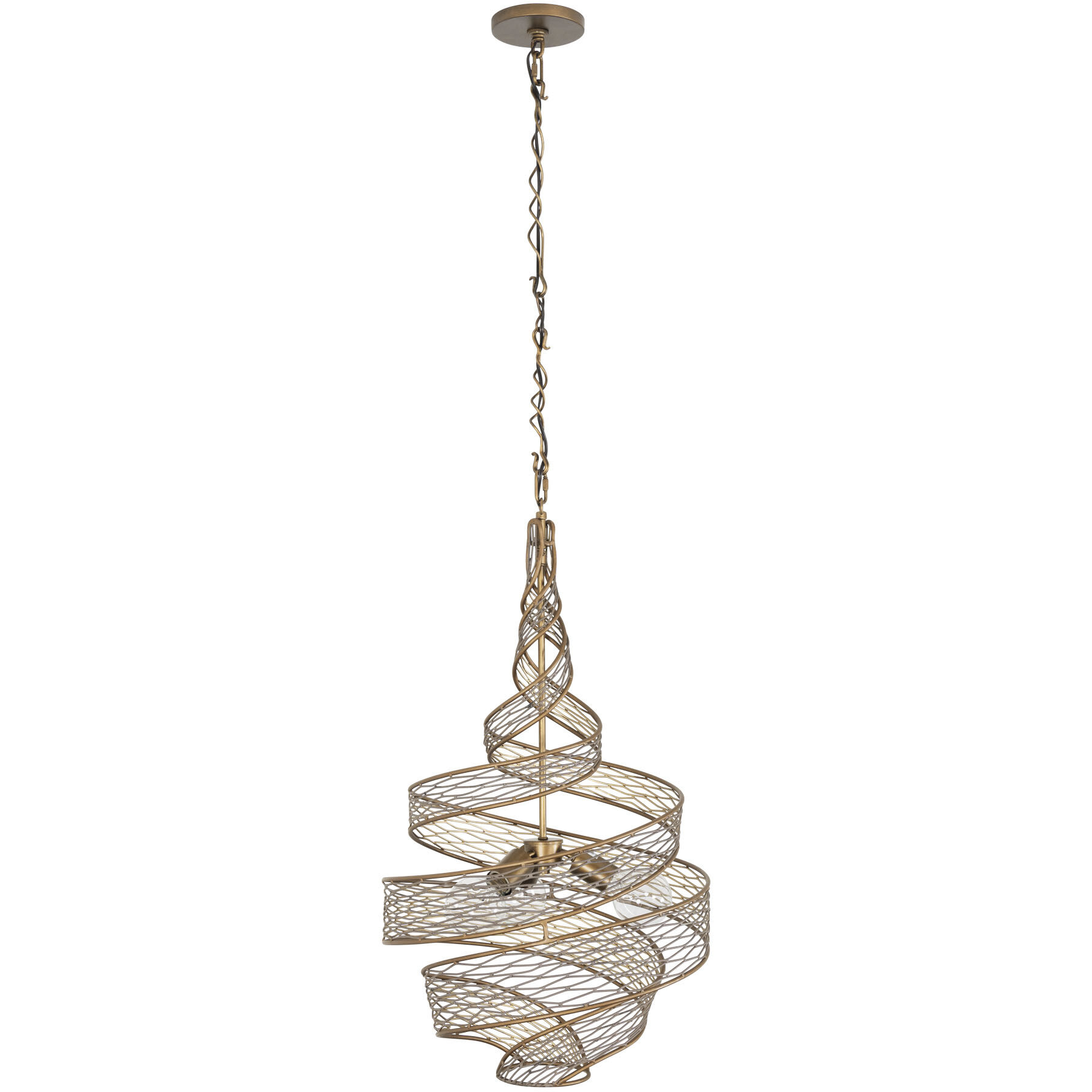Flow 3 Light 18 inch Hammered Ore Pendant Ceiling Light