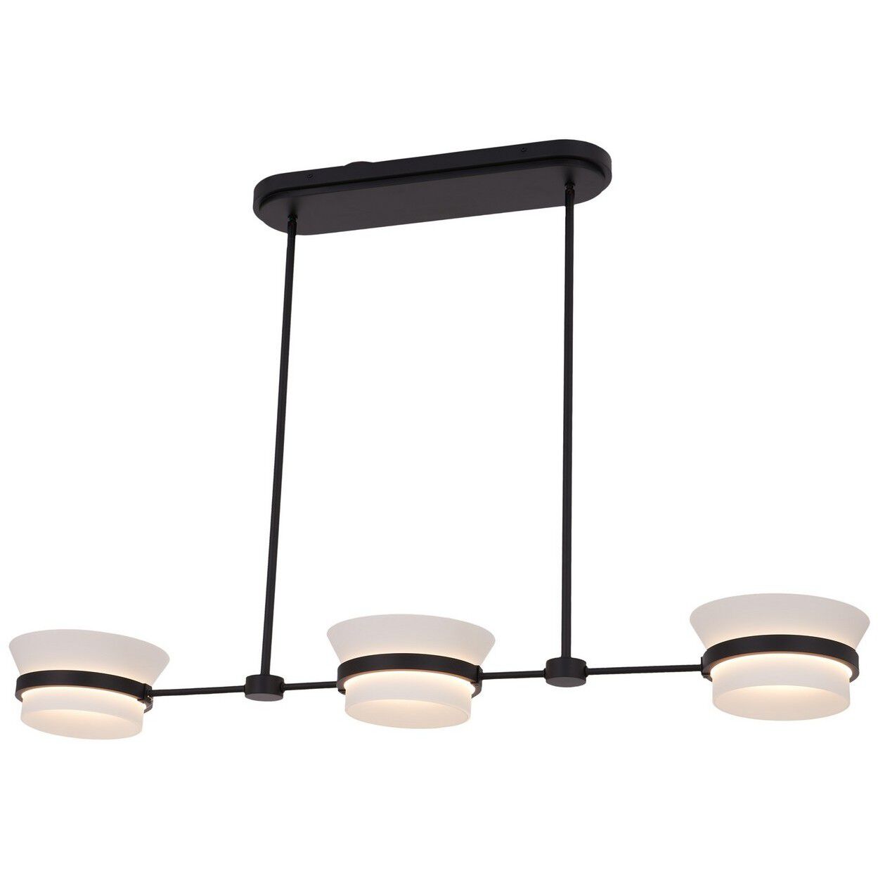 Anel Island Light Ceiling Light in Matte Black