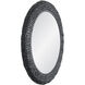 Athena 40.25 X 40.25 inch Matte Black with Black Seagrass Wall Mirror