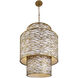 Kato 16 Light 32 inch Havana Gold Chandelier Ceiling Light