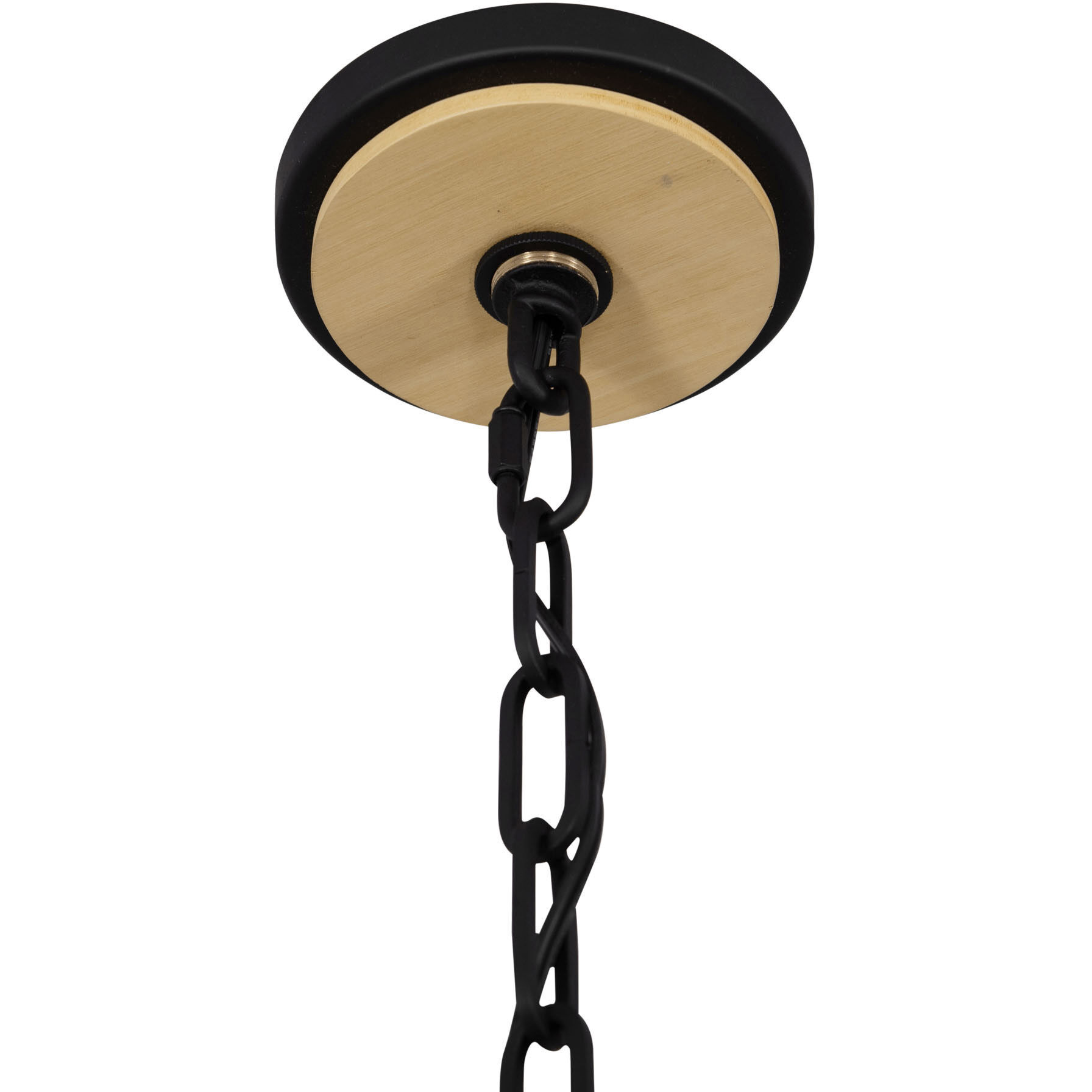 Suratto 8 Light 30 inch Matte Black and Honey Blonde Pendant Ceiling Light in Matte Black/Honey Blonde