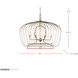 Voliere 6 Light 36 inch Havana Gold Pendant Ceiling Light